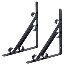 ETSHOP 雙層置物架 S, 黑色, 2個