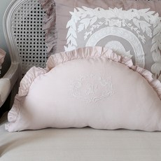 MaMaison 蒙彼利埃半月形荷葉邊沙發靠墊套 CSMJ22