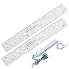 SMD Tech 三星 LED 模塊套組 2 燈 S6 540 x 70 mm 50W+KS 轉換器, 日光色, 1套