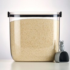 Housimple 密封米桶, 透明, 1個