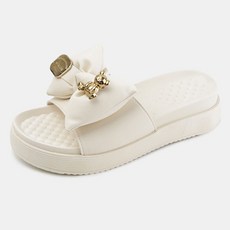 PETITJE 女款糖果熊厚底拖鞋