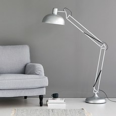 마켓비 MATT 장스탠드 E26 KS1363F, 실버