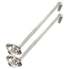 HORECA 一體成型盎司湯勺 60ml, 2件, 銀色