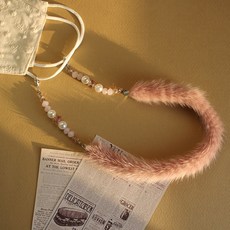 女童絨毛口罩掛繩