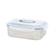 艾森伯格大容量單把不銹鋼泡菜容器 1 號, 1個, 2.8L