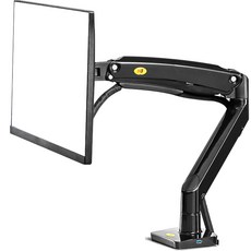 NORTH BAYOU 高承重單臂顯示器支架 F100A-B, 金屬黑, 1個