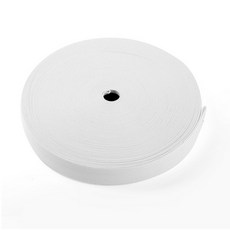 彈性厚橡皮筋 3.5*40cm, 白色, 1個