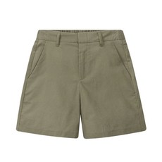 레몬소울 여성용 통기성 라가 린넨 뒷밴딩 3부 반바지