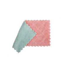Yangsun Company雙面厚抹布 綠色 粉色, 1個