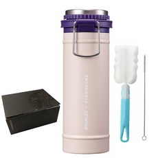 스타벅스 21 SS 뉴이어 스탠리 딩고 보온병 + 세척솔 세트, 혼합색상, 473ml, 1개