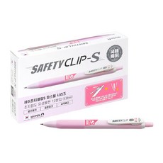 MyPen Safety Clip S 原子筆 0.38mm, 玫瑰粉, 12個