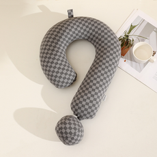 제넷 물음표 사무실 낮잠 베개, 그레이