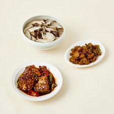 압구정 예향 한끼 들깨가루 버섯 들깨탕 500g + 오이지 무침 60g + 간장양념 코다리 조림 240g 세트 C, 800g, 1세트