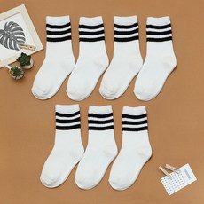 絲綢之路 兒童N Joy三線青少年襪 7雙組