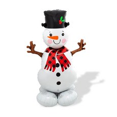 anagram AirLoonz 雪人氣球, 單一顏色, 3個