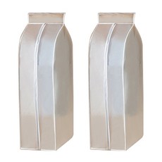 The Flow 防水防塵衣物掛衣架半透明防塵套 S, 1入, 2個
