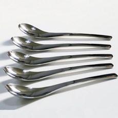 Ochearth 不鏽鋼多用途咖哩湯匙 5件組, 單一顏色, 1套