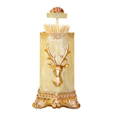 JCP優質Dear一觸式牙籤盒, 金子, 1個