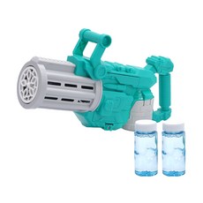 韓國 B&C 加特林自動泡泡槍 + 泡泡液 60ml x 2入, 灰色