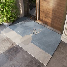 從地板開始明亮的各種插畫門墊, 天空花