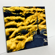 HTP 磁磚 羅馬尼亞教堂與自然風景 C1929, 1個