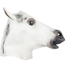 Partyzzang 馬頭面具, 白色, 1個