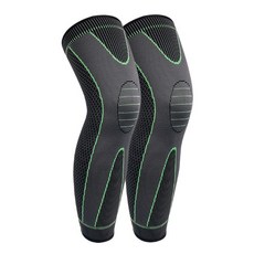 Abic 運動訓練膝蓋小腿袖壓縮帶 2p, 黑色