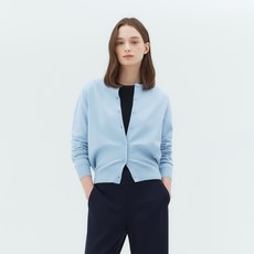 마인드브릿지 여성용 베이직 라운드 오버핏 가디건 MYCD02C2