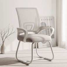 Logostory AIR-CF 無輪電腦辦公室固定椅, 灰色