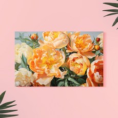 위아트 해바라기 꽃그림 풍수그림 캔버스아트 레이니 글로잉 09