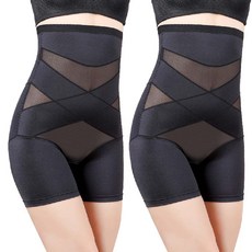 X字高腰收腹調整型四角褲2件組