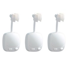 吸附型方形蓮蓬頭掛勾 TYPE1, 3個