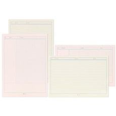 b fancy 基本款筆記本 B5 橫線+橫書橫線+康奈爾筆記+橫書康納爾筆記, 混色, 1套