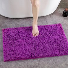 I Love Home 單色基本款優質浴缸防滑地墊, 紫色