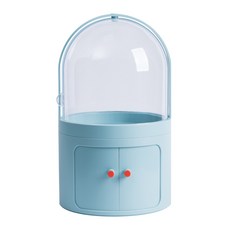 柔和色調大容量化妝品收納盒天藍色 26.5 x 45.5cm, 1個