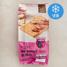 더 달콤한 통이 고구마 치즈 돈까스 3입 (냉동), 450g, 1개