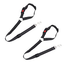 BBOMMA 寵物車用安全帶 2入, 黑色, 2個