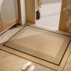 Nanli Sisters 亞麻腳踏墊 地墊 營業用玄關墊, 環形軌跡 00742-M, 1個