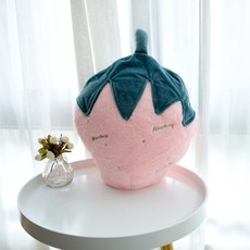 애비뉴굿즈 쿠션 베개, 딸기