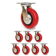 MASTER. S DS 03系列 中型用腳輪 DS 3060 PVP(R)-S, 8個