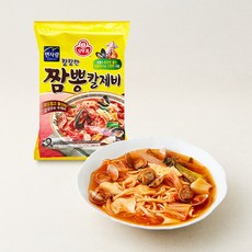 오뚜기 칼칼한 짬뽕 칼제비 2인분, 433g, 1개