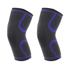 Market A 運動 網球 足球 矽膠護膝 紫色, 2個