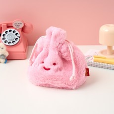 摩登小屋 奶油 柔軟滑順 Scrabbit 臉部造型束口袋