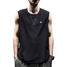 JTL 男性跑步健身無袖T恤 2件組