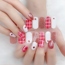 市集感性 春天貝殼美甲貼紙, 3個, 類型 14