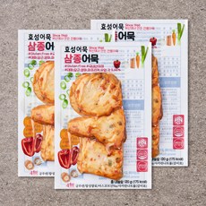 효성어묵 삼종어묵, 120g, 3개
