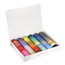彩虹60色紙膠帶 15mm*4m, 混色, 1套