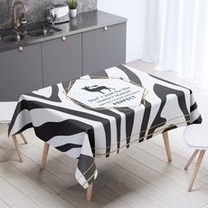 Beautiful Day 桌布, 斑馬紋圖案, 60 x 60 cm