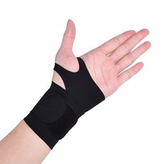 NINE STUDY 護腕 黑色 37 x 7cm - 運動防護 舒適支撐, 1個