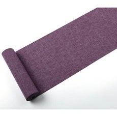 Allnine Ahop 亞麻防潑水桌旗, 紫色, 40 x 180 cm